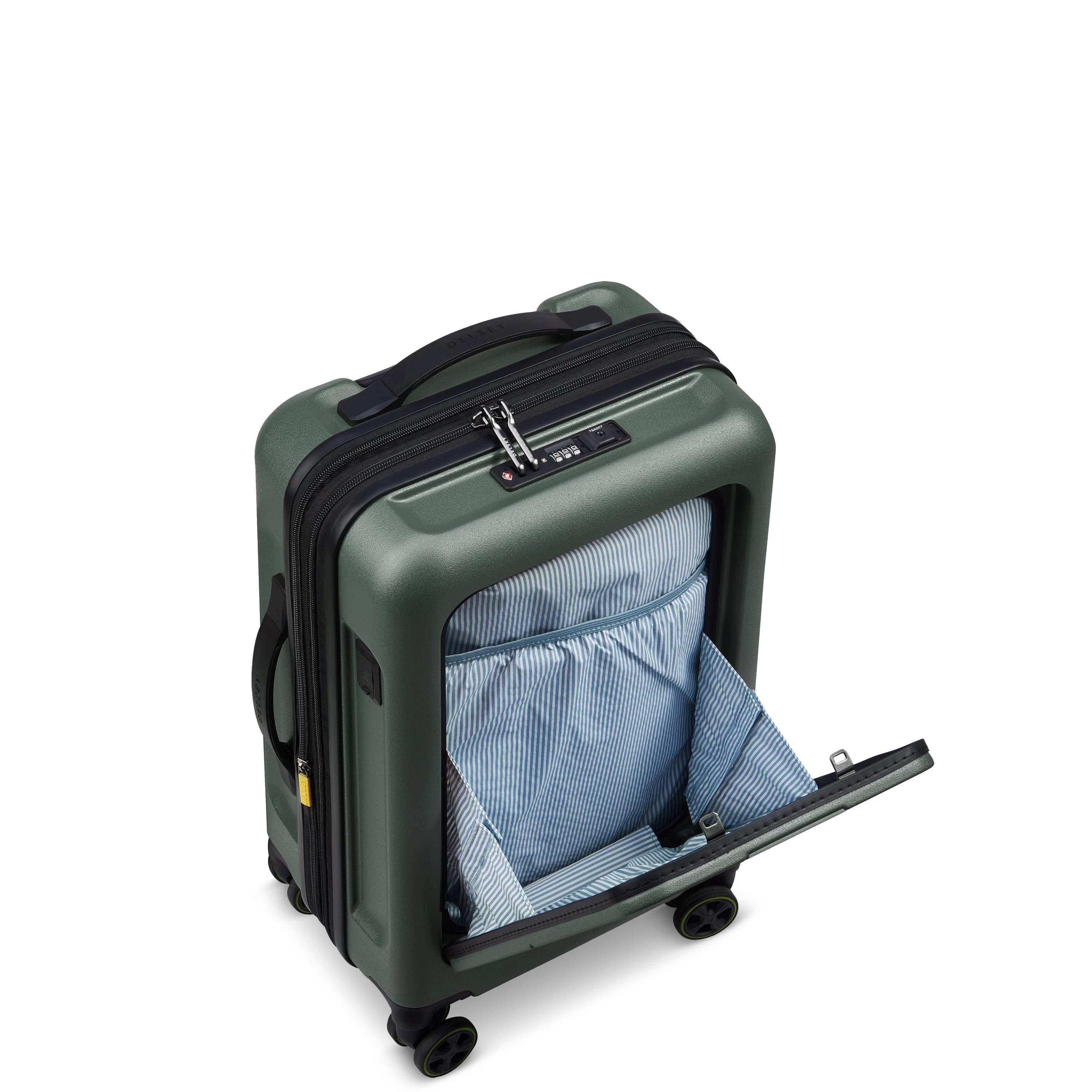 TURENNE 2.0 | Cabine Koffer Uitbreidbaar 55 CM GROEN
