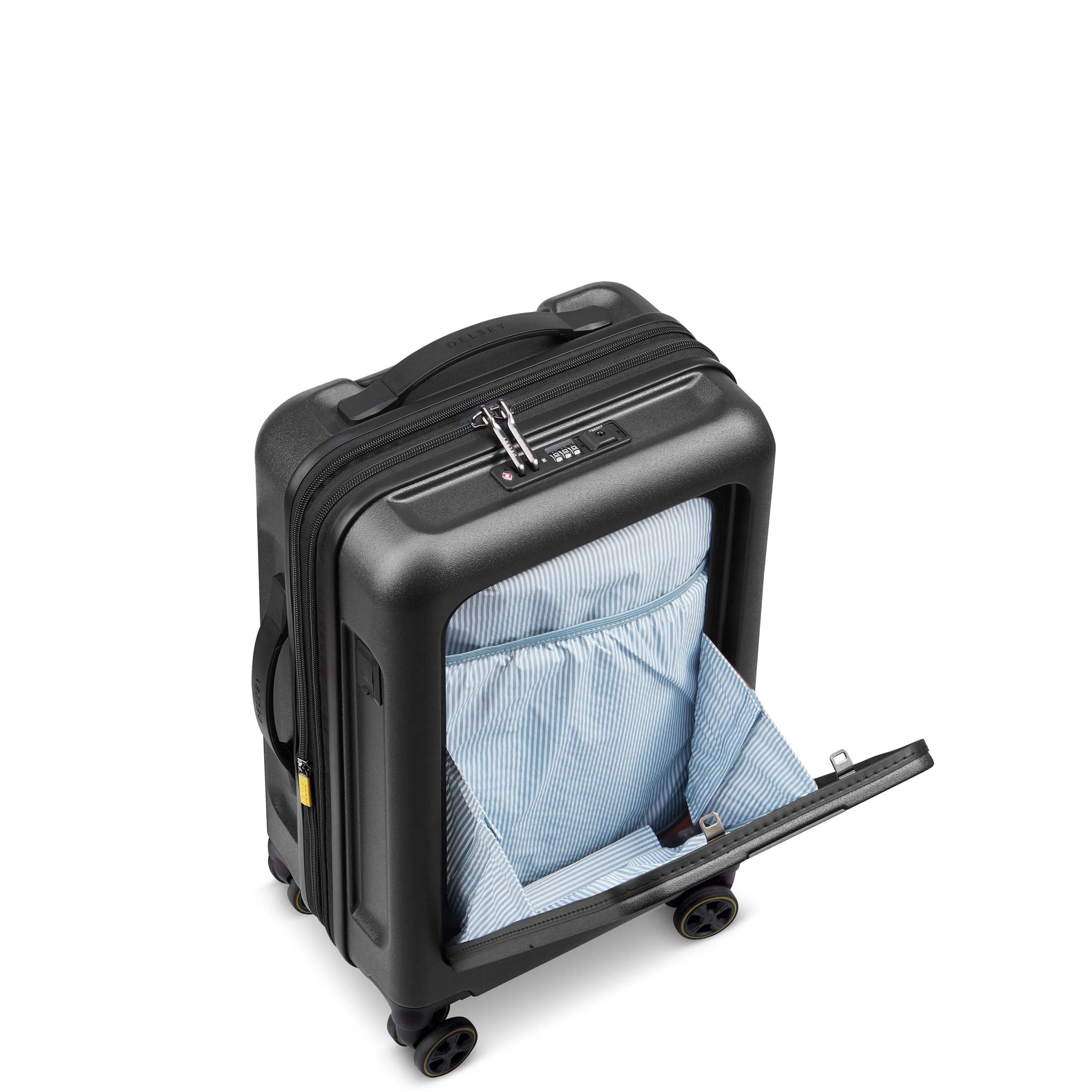 TURENNE 2.0 | Cabine Koffer Uitbreidbaar 55 CM ZWART