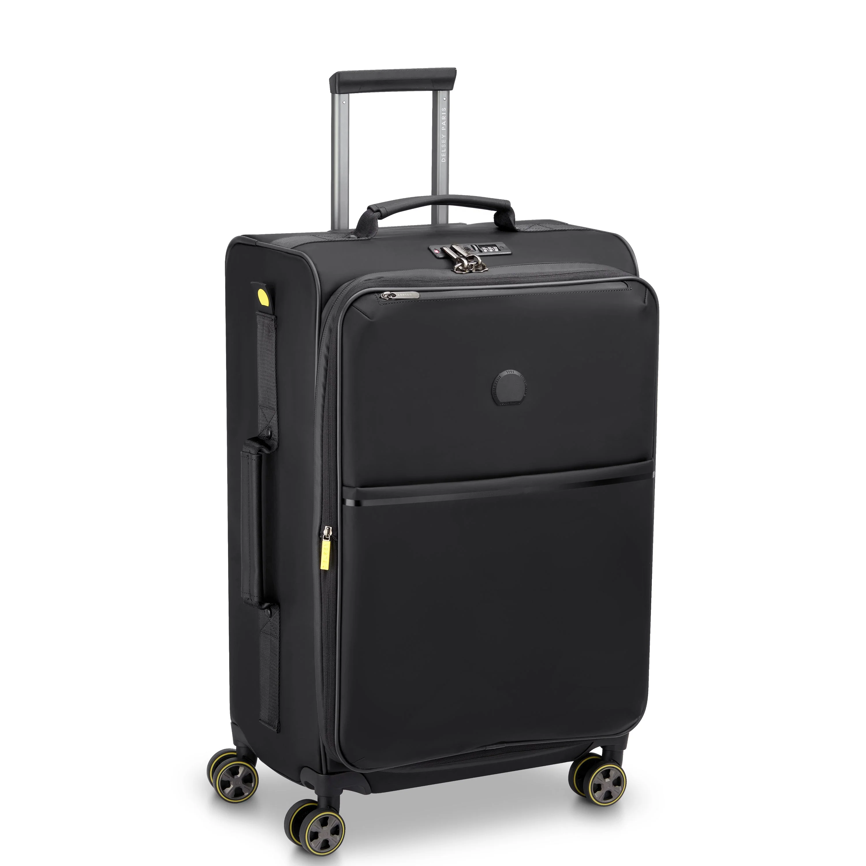 TURENNE SOFT | Check-in Medium Koffer Uitbreidbaar 68 CM ZWART