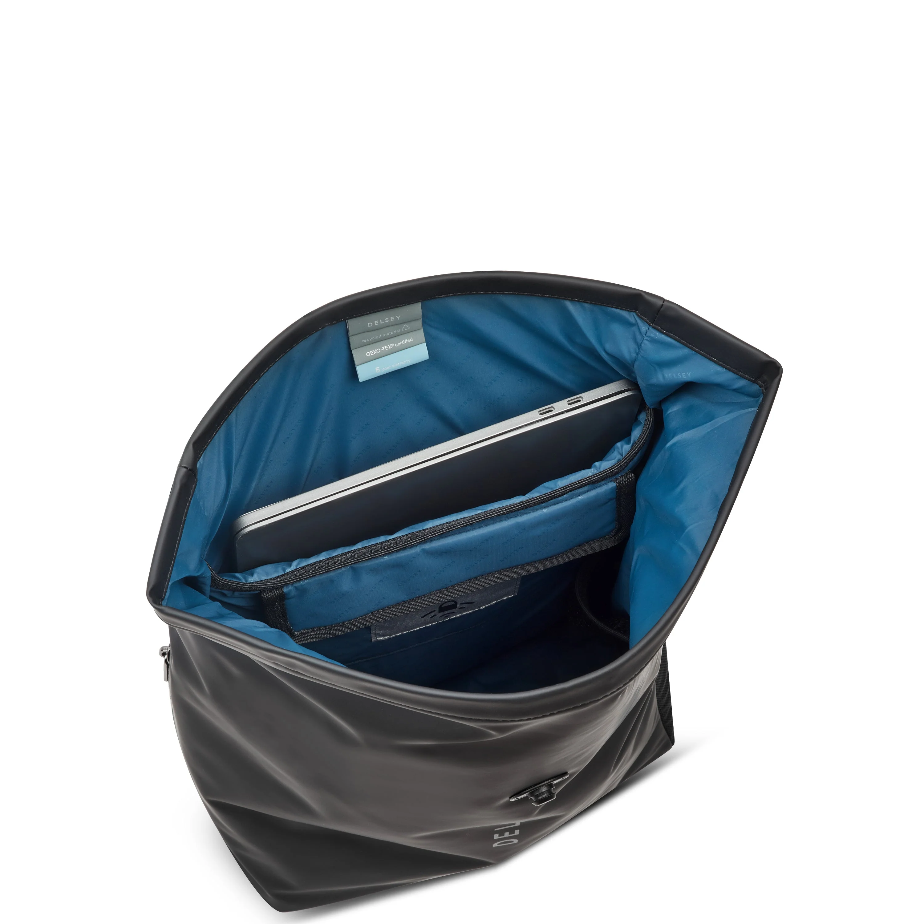 TURENNE SOFT | Rolltop Rugzak 24L ZWART