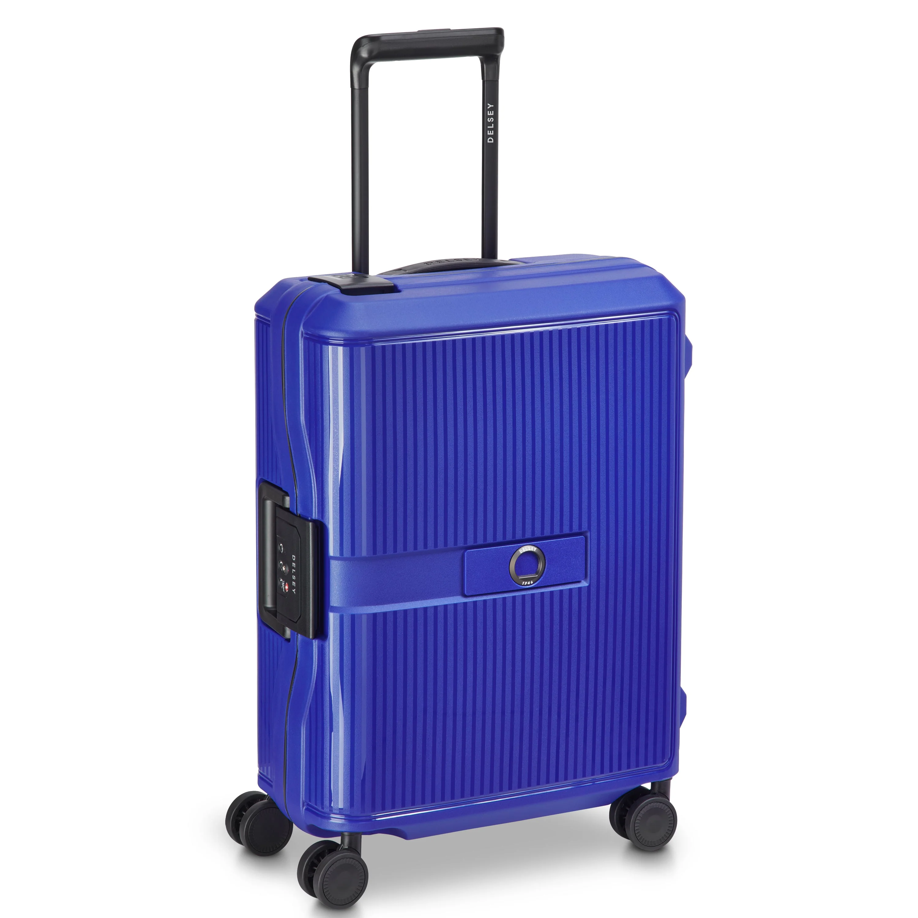 VAUBAN | Cabine Slim Koffer 55 CM ELEKTRISCH BLAUW