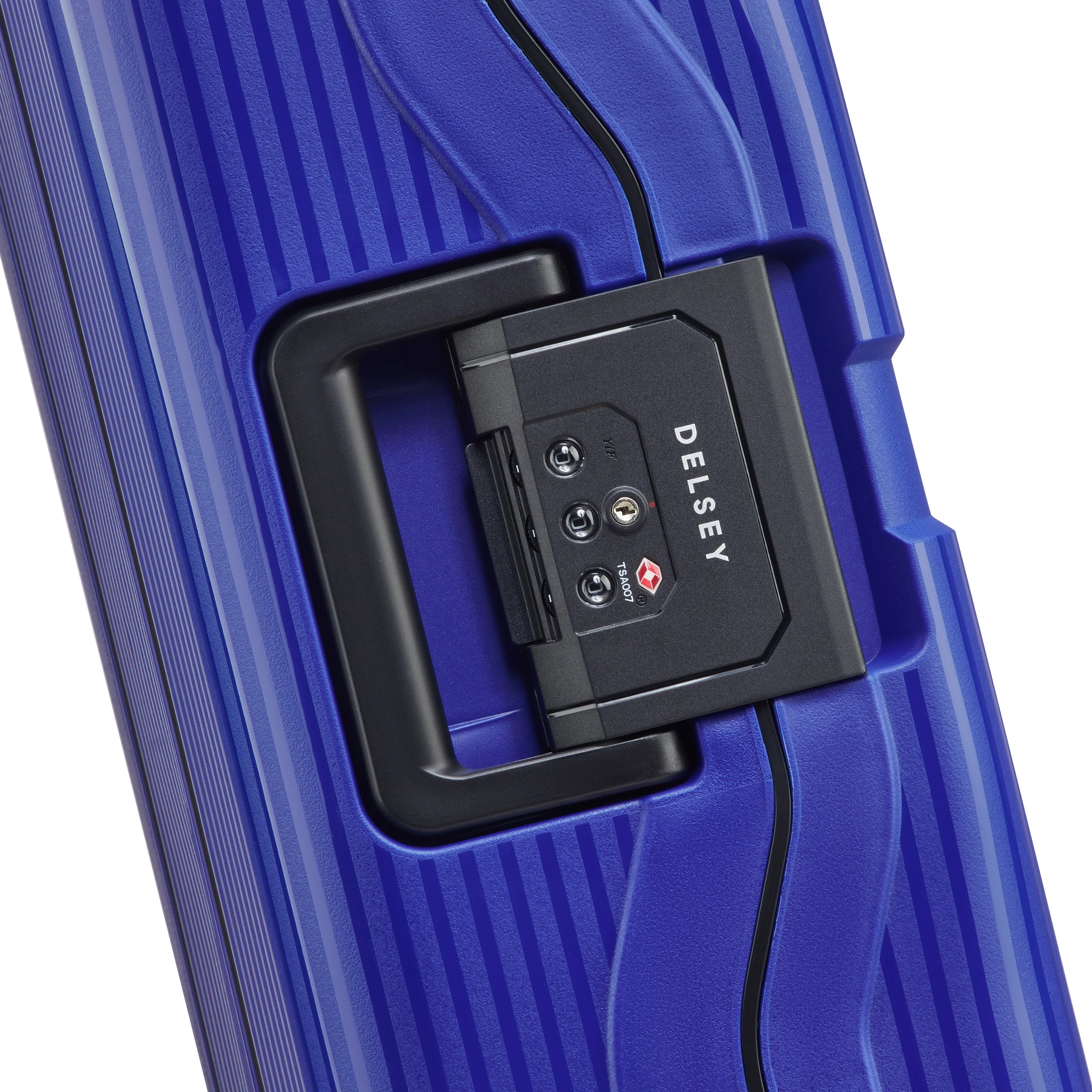 VAUBAN | Cabine Slim Koffer 55 CM ELEKTRISCH BLAUW