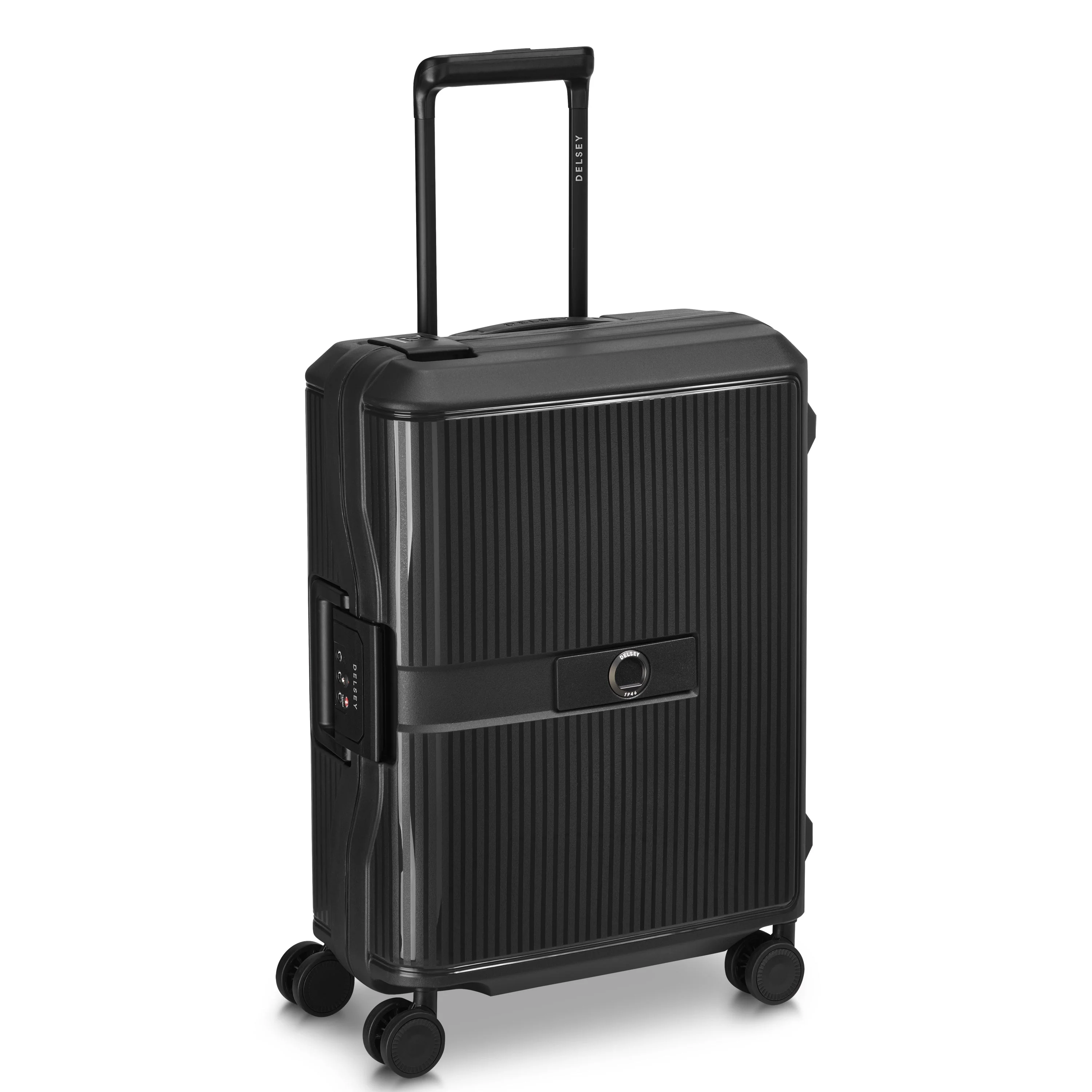VAUBAN | Cabine Slim Koffer 55 CM ZWART